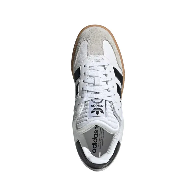 Adidas Originals scarpa sneakers da ragazza Samba XLG JH6516 bianco-nero