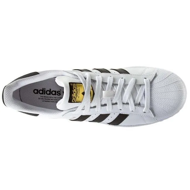 Adidas Originals scarpa sneakers da uomo Superstar C77124 bianco