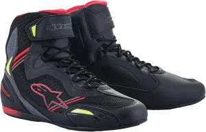 ALPINESTARS Faster-3 Rideknit Shoes - Black/Red/Yellow - US 11.5 251031913611.5