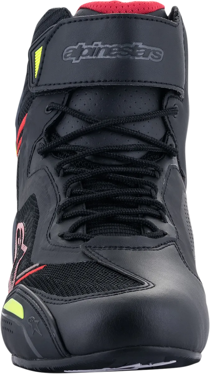 ALPINESTARS Faster-3 Rideknit Shoes - Black/Red/Yellow - US 11.5 251031913611.5