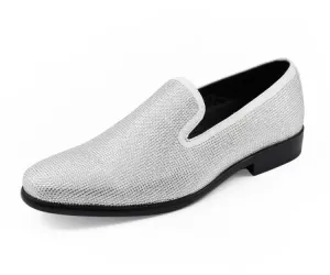 Amali Dazzle Sparkle Step Men's Loafers Rhinestone Slip On