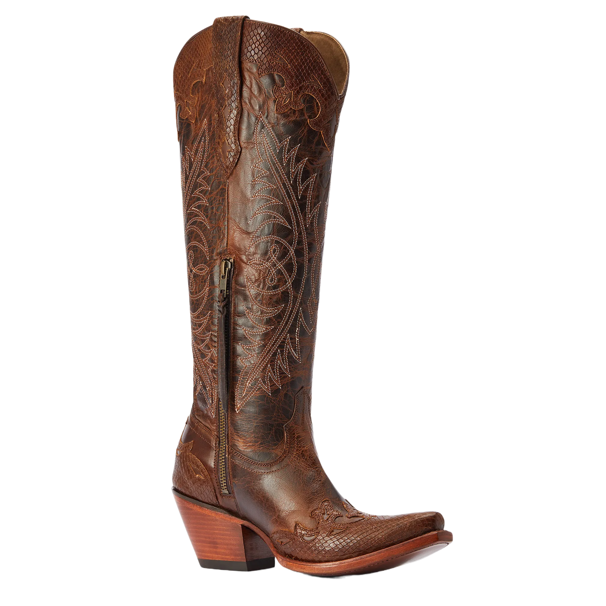 Ariat Ladies Geneva StretchFit Rye Tall Western Boot 10042483