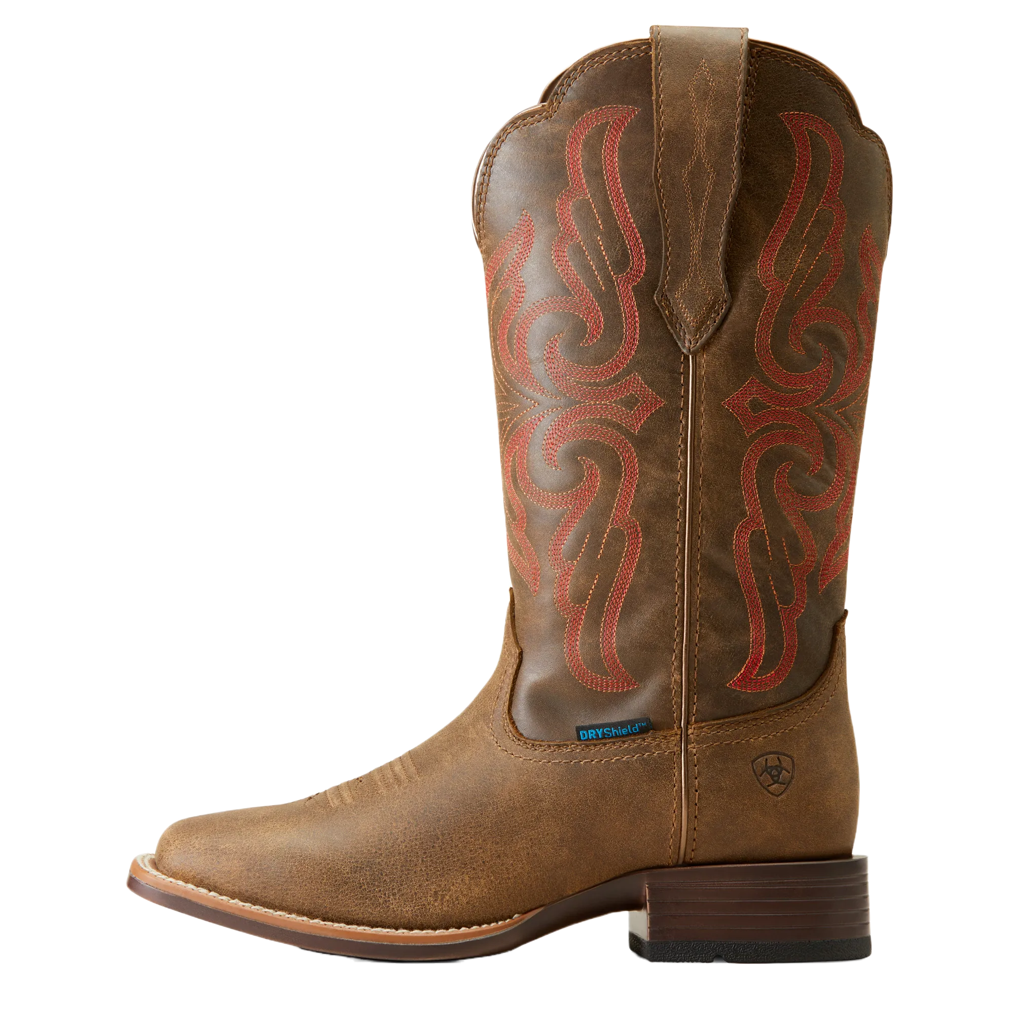 Ariat Ladies Primera StretchFit Waterproof Pebble Brown Western Boots 10046960