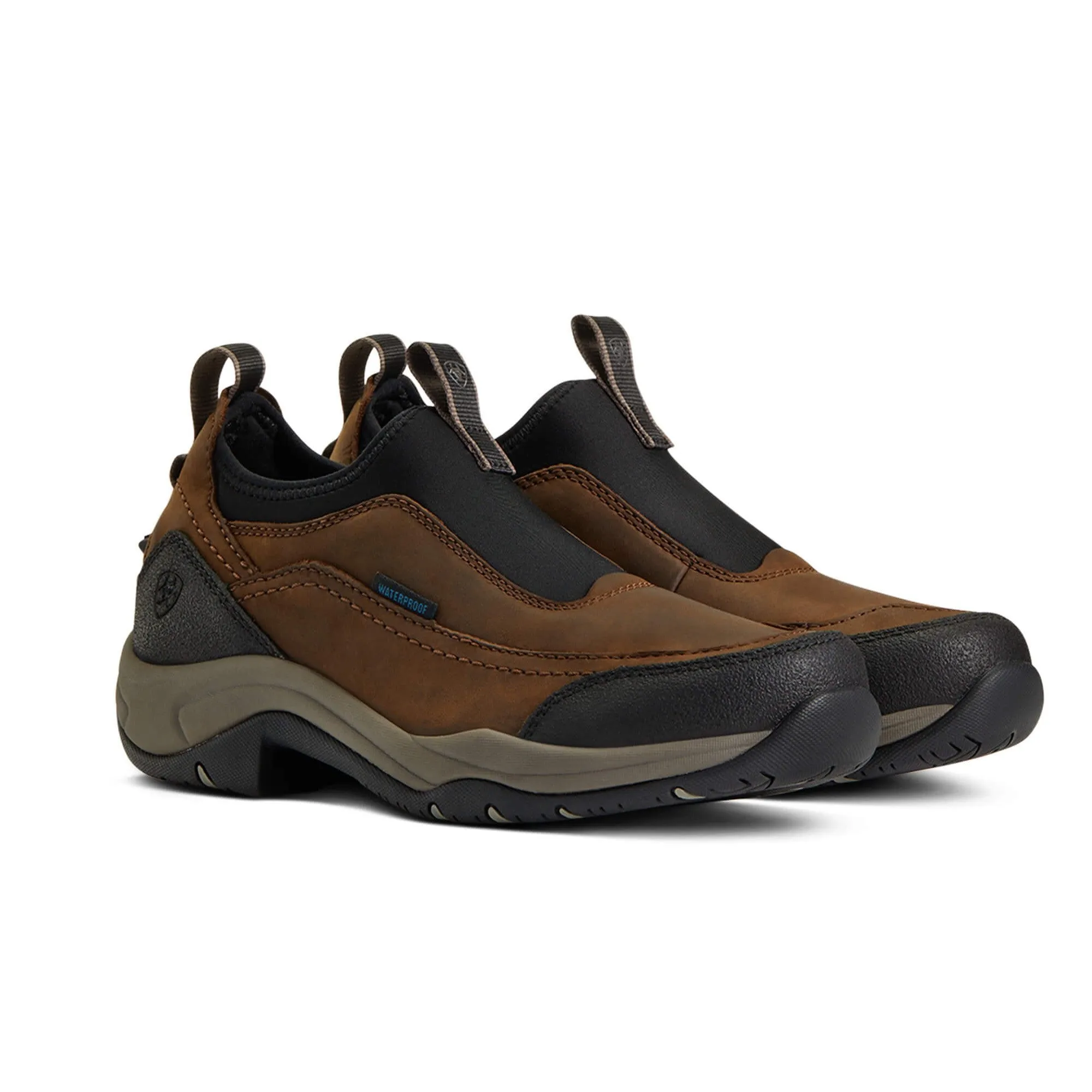 Ariat Ladies Terrain Ease H2o Boot - Oily Distressed Brown