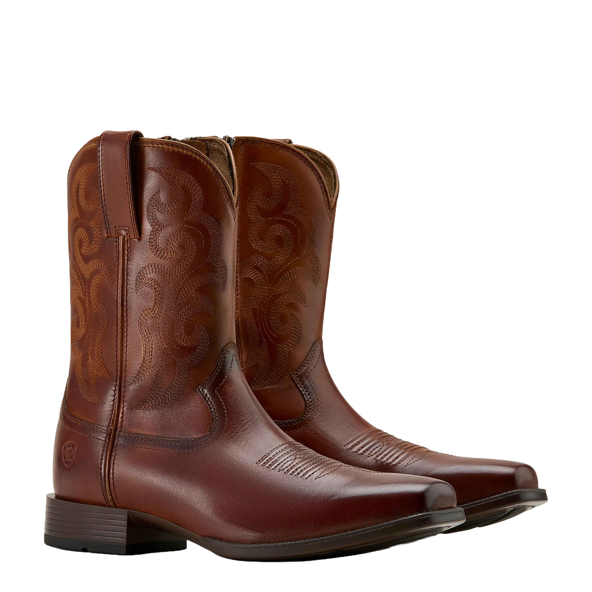 Ariat Men's Bodie Bitter Brown Square Toe Western Boot 10061149