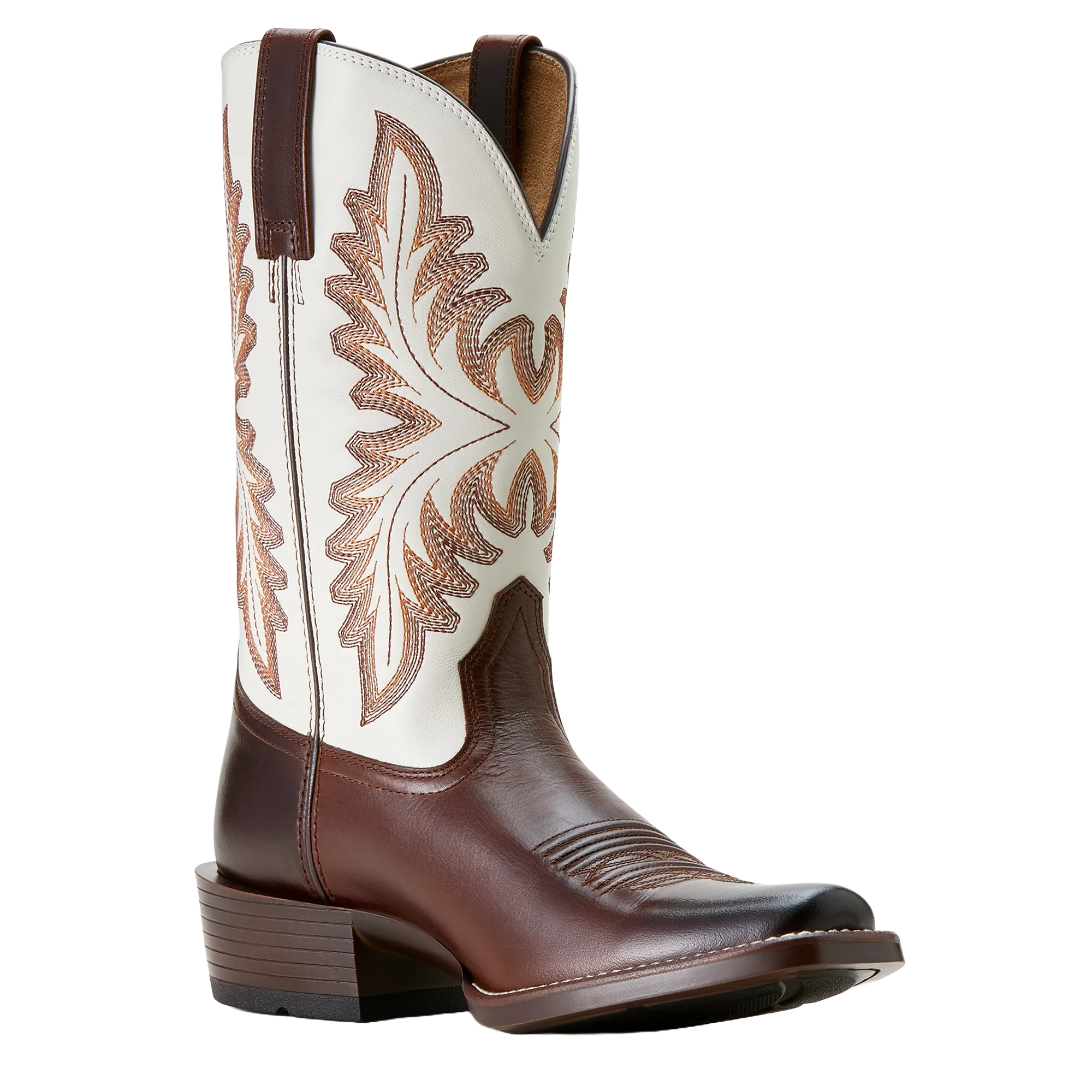 Ariat Men's Renegade Mahogany & Crema Western Cowboy Boots 10053762