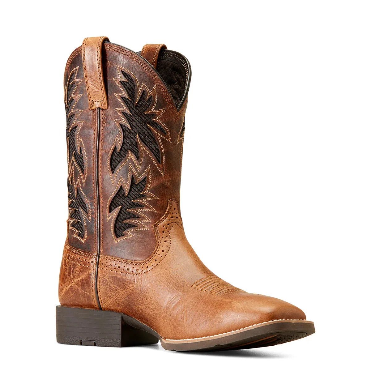 Ariat Mens Sport Cool VentTEK Dark Tan | Two Tone Tan