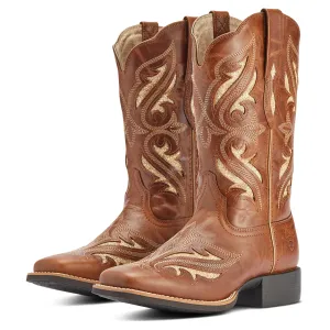 Ariat Women's Round Up Bliss Midday Tan Square Toe