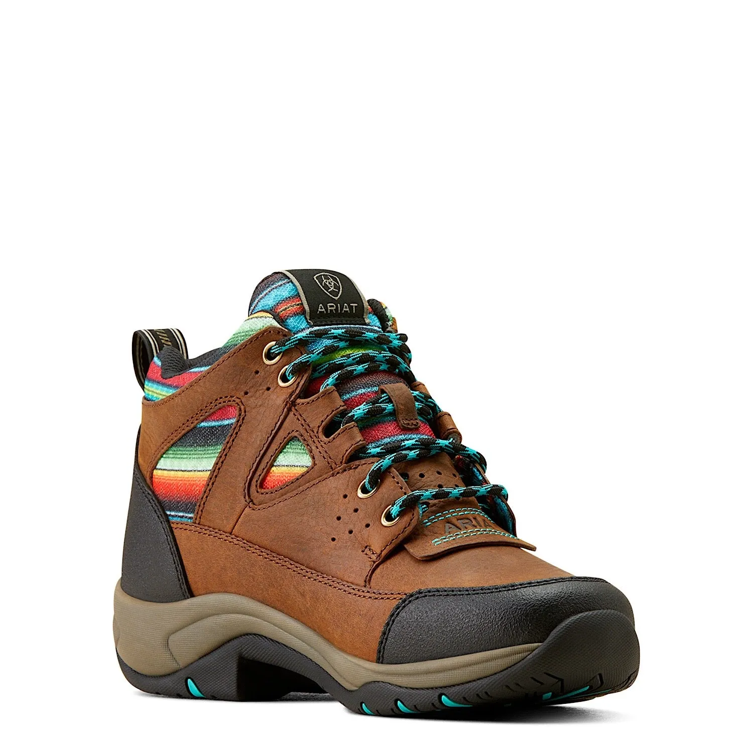 Ariat Women's Terrain VentTEK 360 Boot Arizona Brown/Turquoise Serape