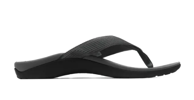 Axign Premium Orthotic Flip Flops with Arch Support – Khaki (Mens)