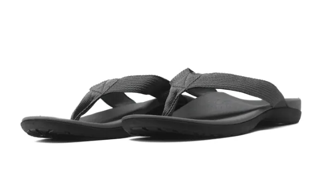 Axign Premium Orthotic Flip Flops with Arch Support – Khaki (Mens)