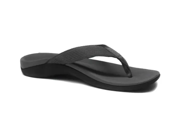 Axign Premium Orthotic Flip Flops with Arch Support – Khaki (Mens)