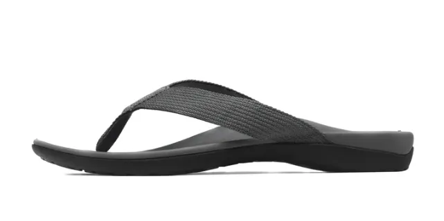 Axign Premium Orthotic Flip Flops with Arch Support – Khaki (Mens)