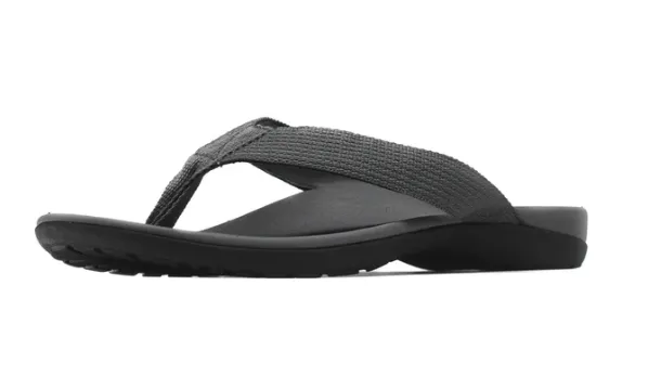 Axign Premium Orthotic Flip Flops with Arch Support – Khaki (Mens)