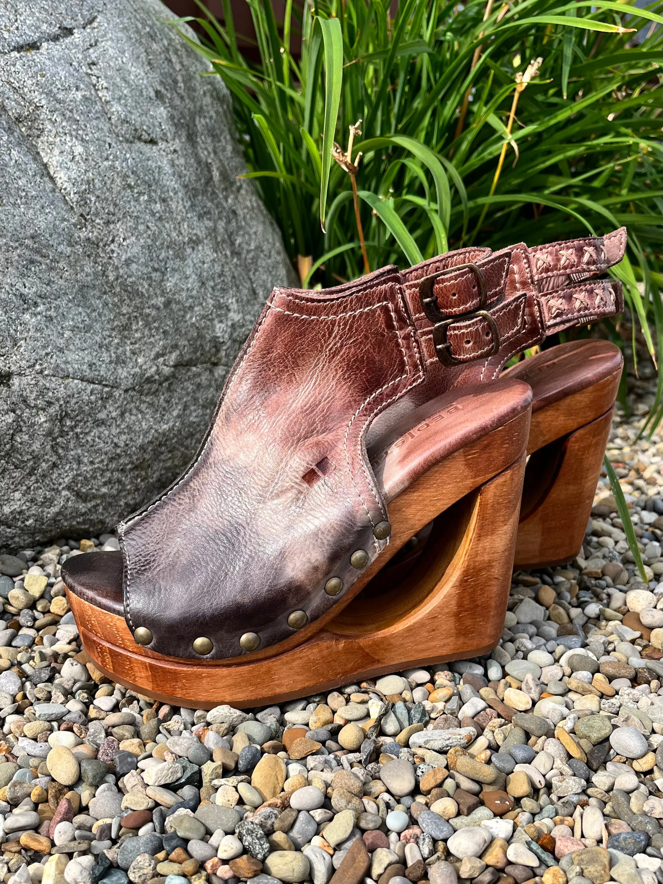 Bed Stu Women's Starry Night Imelda Leather Wedges F399012-SNTD