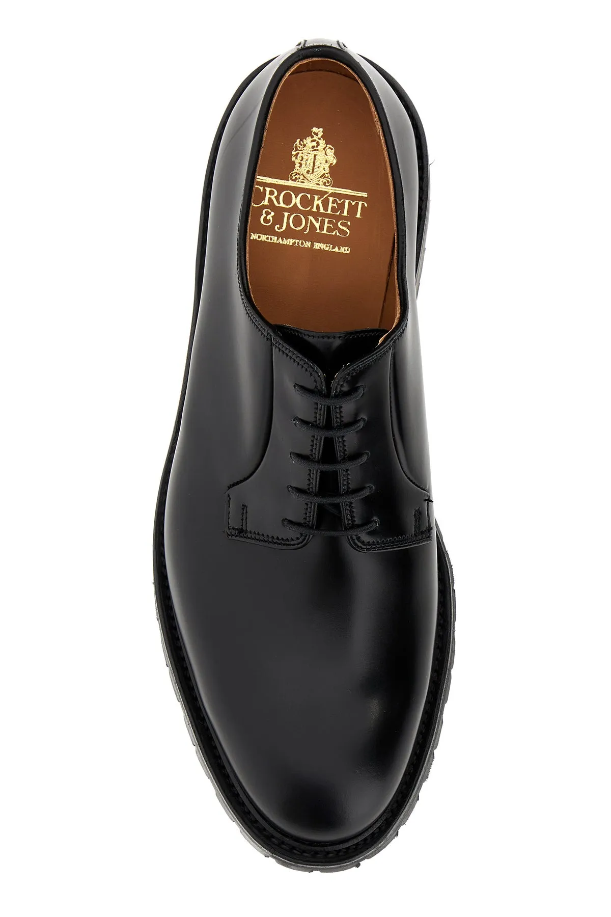 Black leather Lanark 3 lace-up shoes
