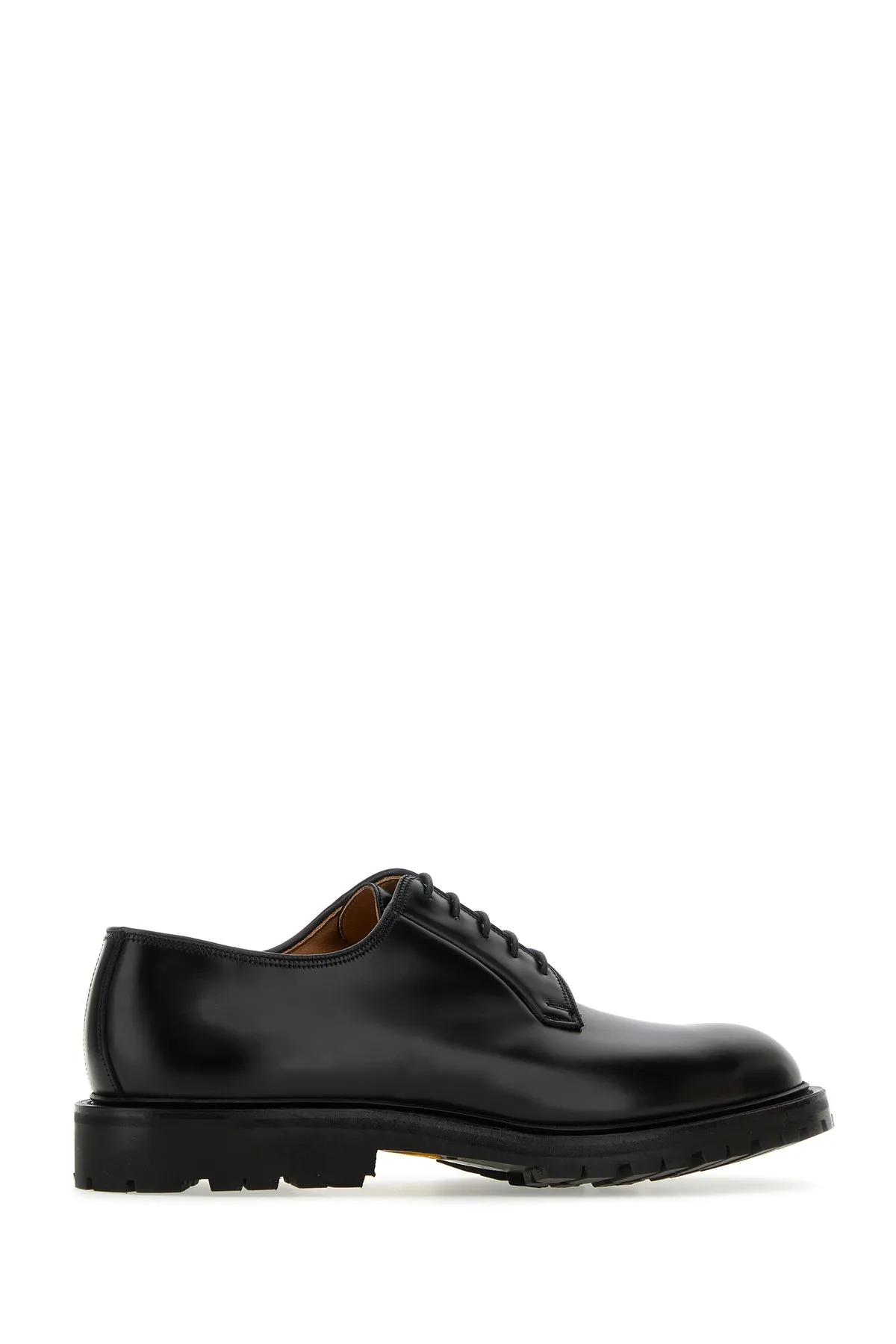 Black leather Lanark 3 lace-up shoes