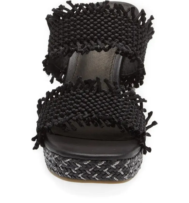 Cecelia New York Lady Platform Sandals Slip On Open Toe Heel Wedge Sandals