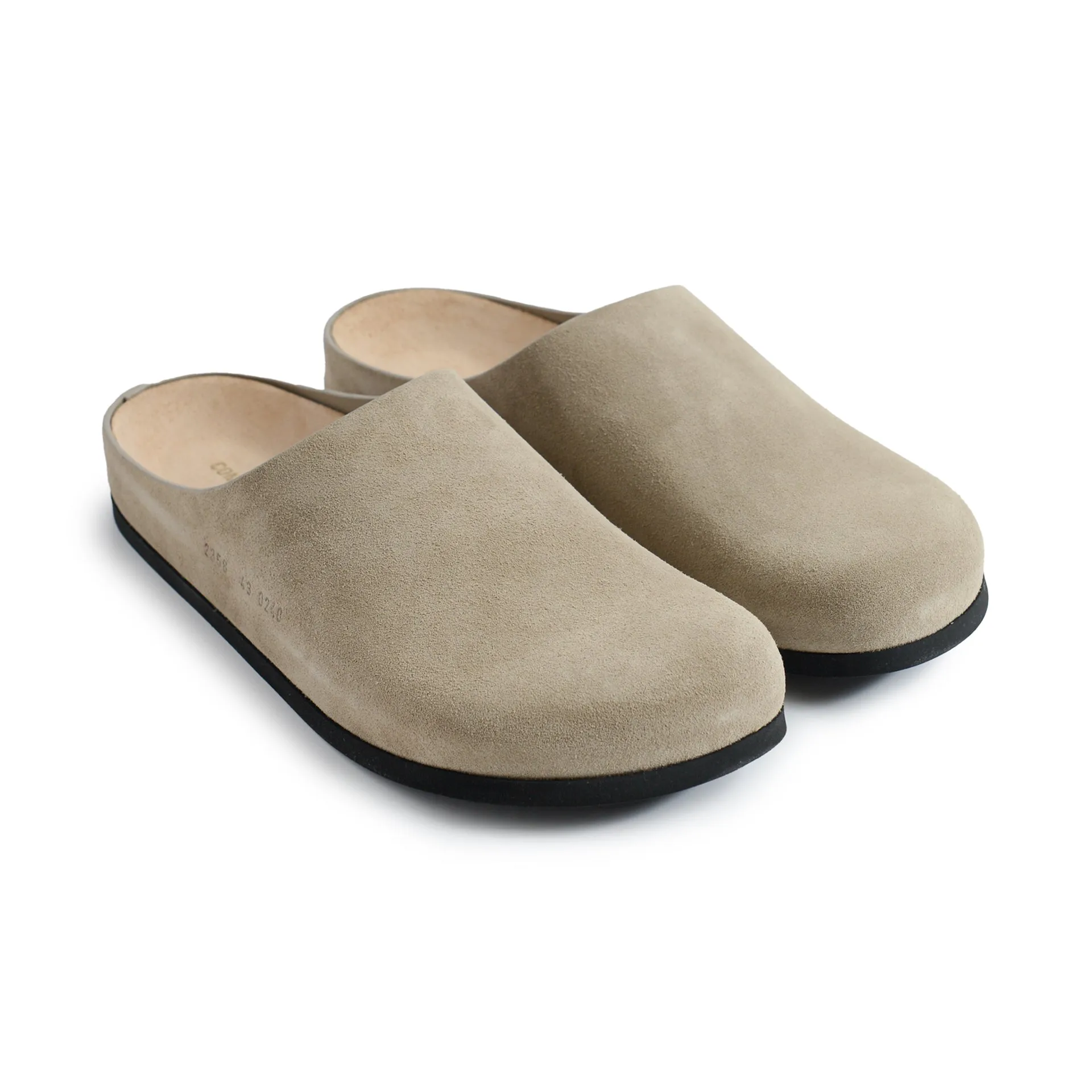 Common Projects Suede Clogs