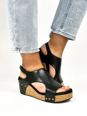 Corky's Black Stitch Carley Sandals FINAL SALE