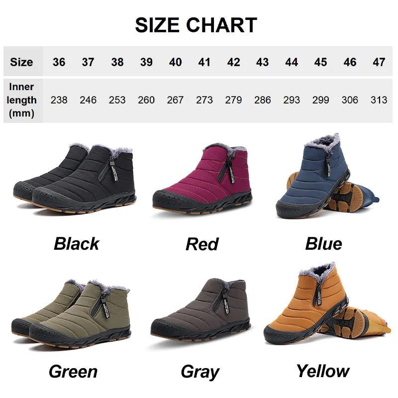 🔥Early Winter Discount-49% OFF⏰Winter Warm Faux Fur Lined Waterproof Outdoor Snow Boots