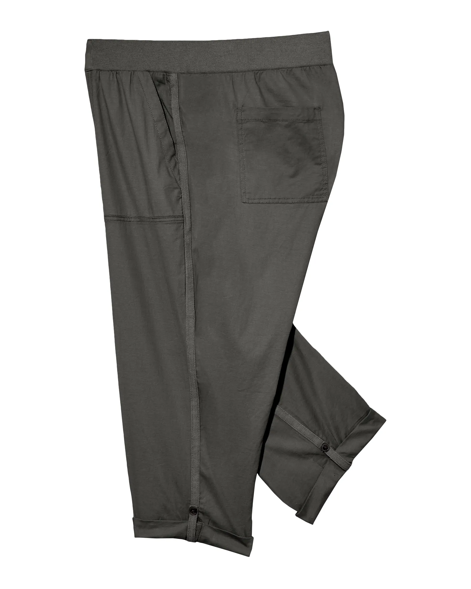 Faro Soft Rolled Capri | Charcoal Grey