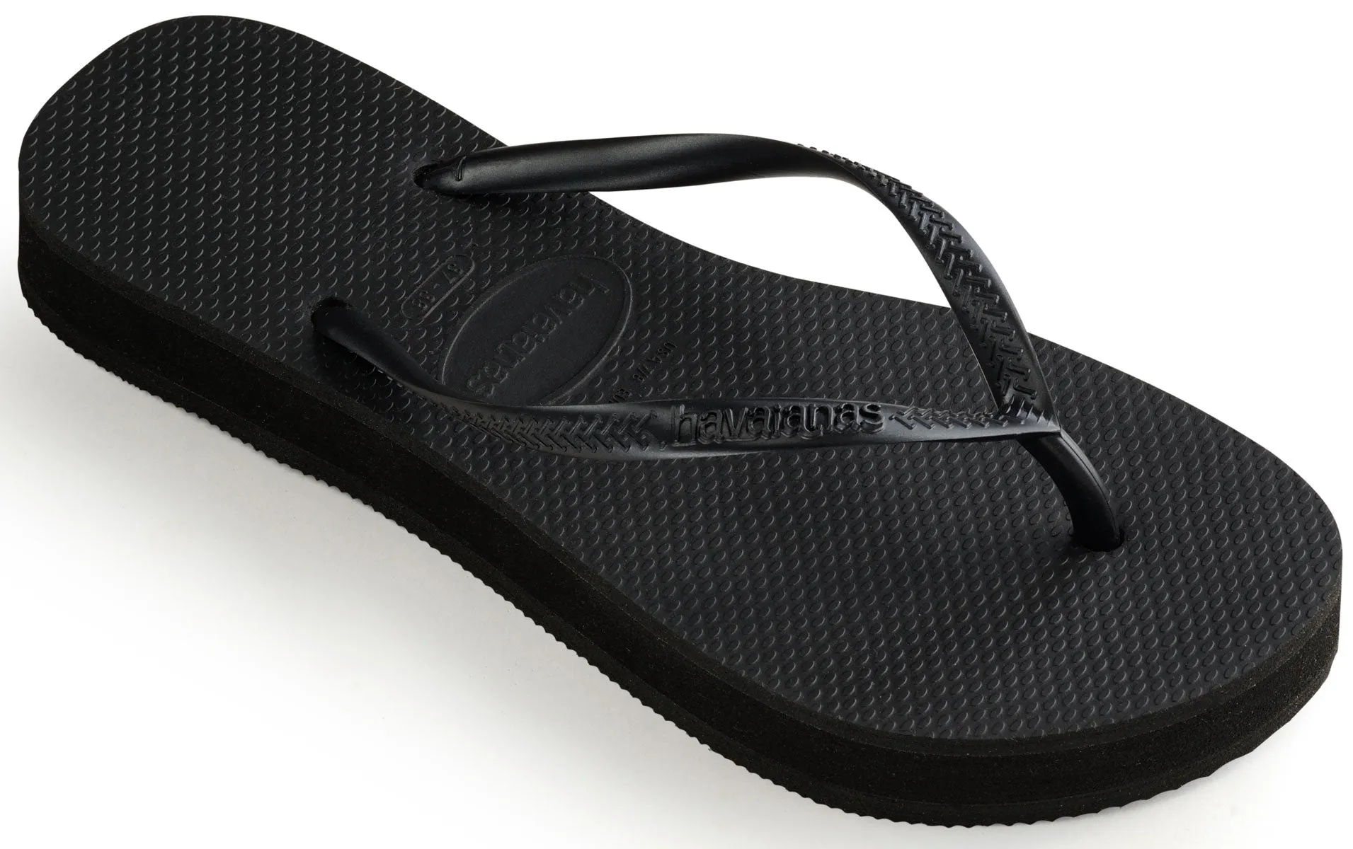 Havaianas Slim Flatform In Black