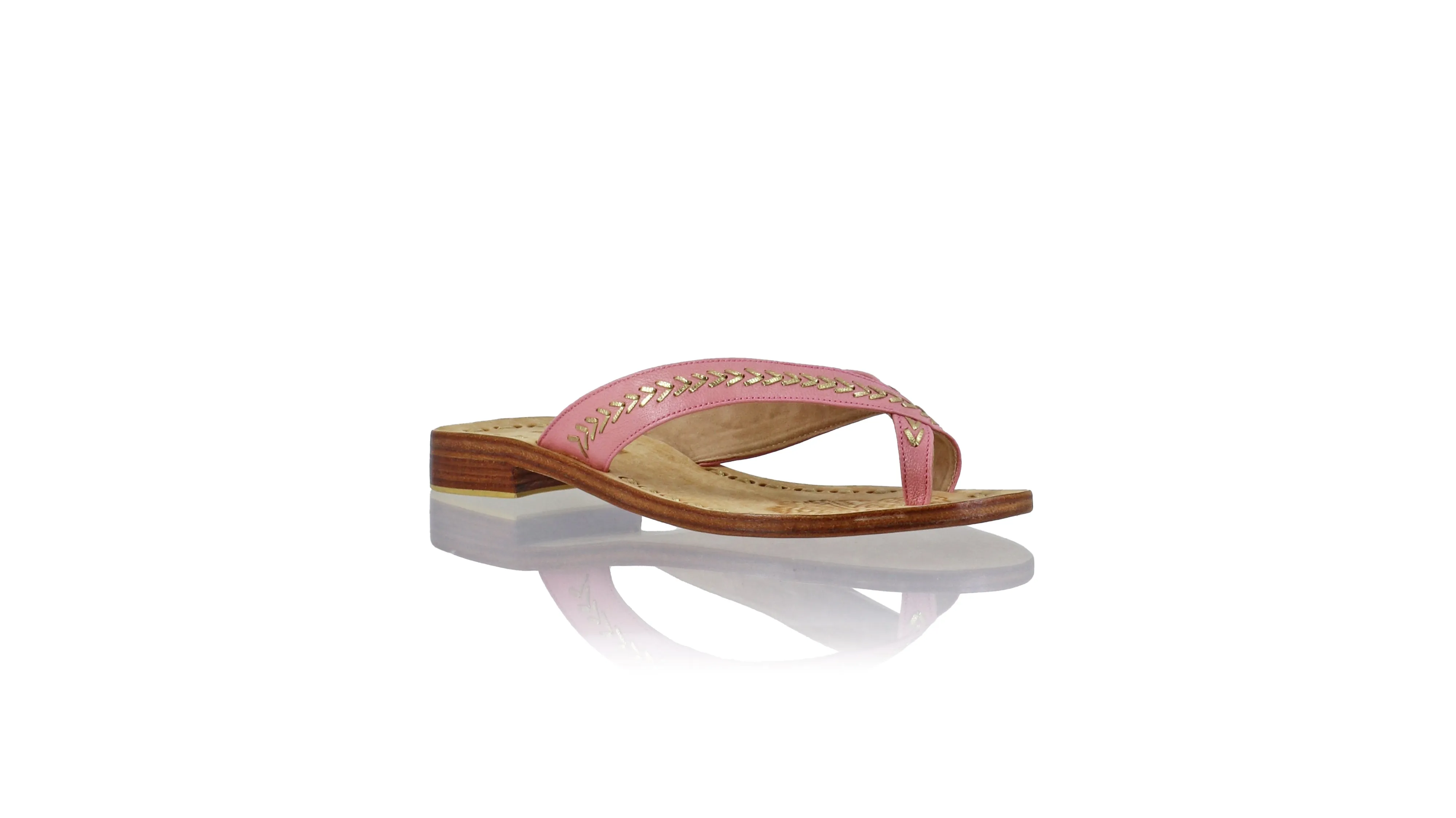 Louis 20mm Flat  - Soft Pink & Gold
