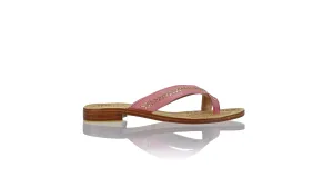 Louis 20mm Flat  - Soft Pink & Gold