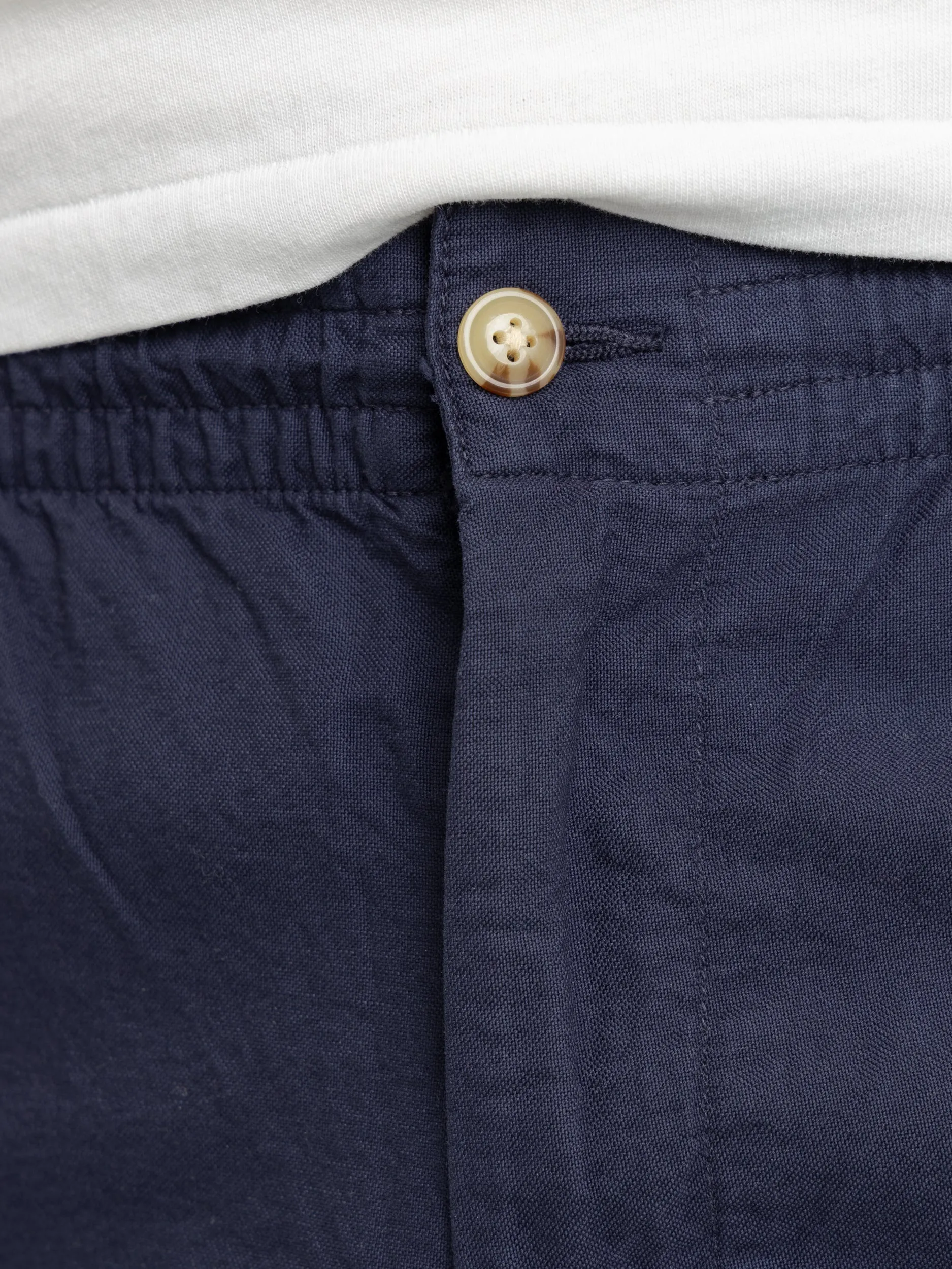 Navy 8-Inch Polo Prepster Oxford Short
