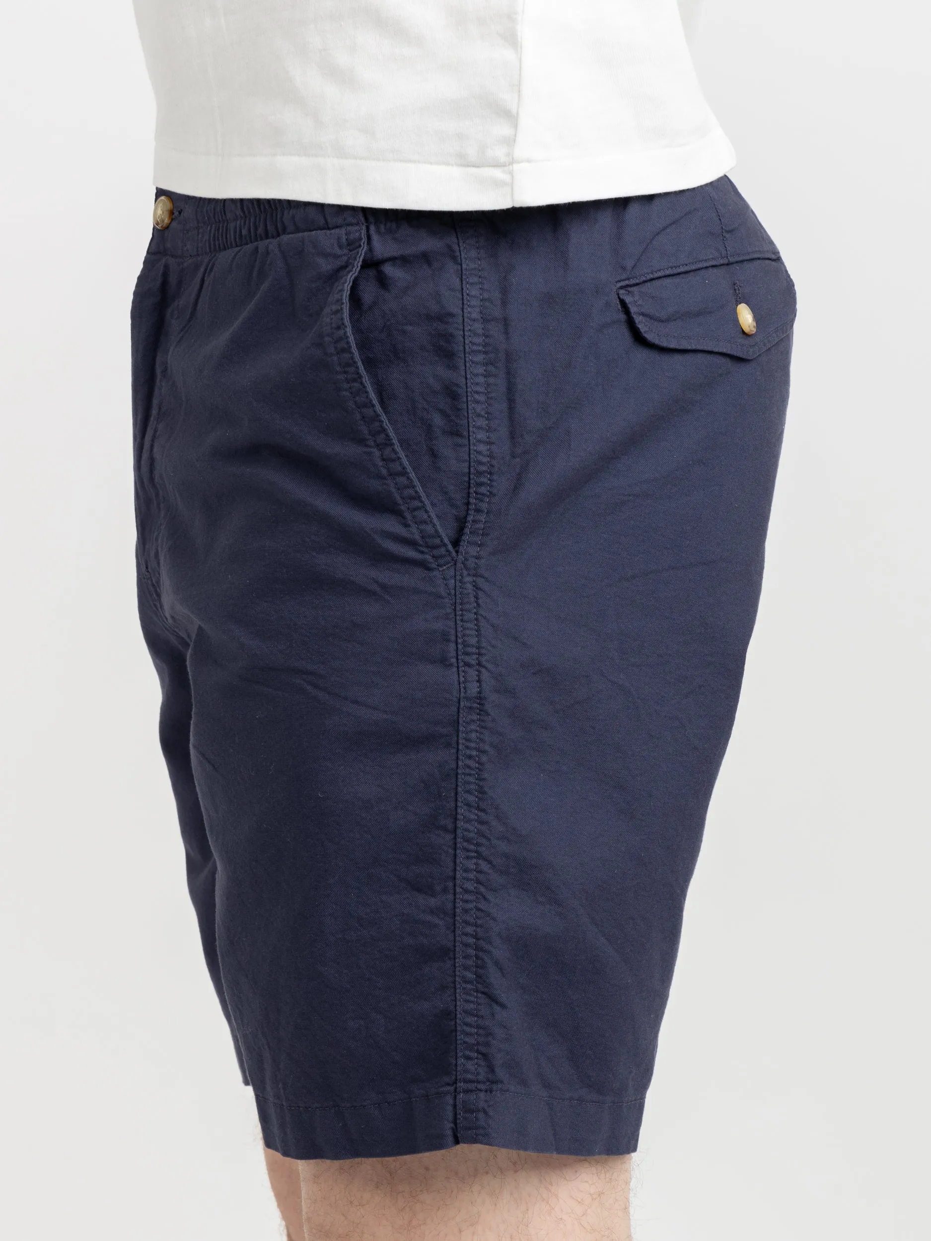 Navy 8-Inch Polo Prepster Oxford Short