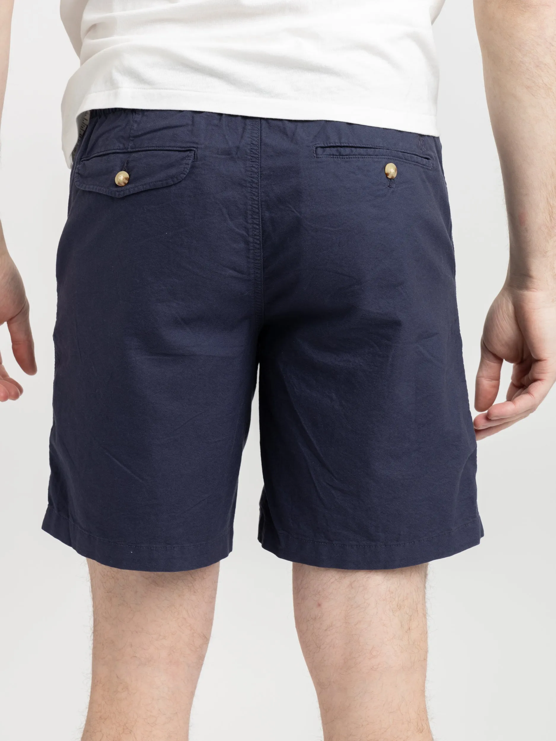 Navy 8-Inch Polo Prepster Oxford Short