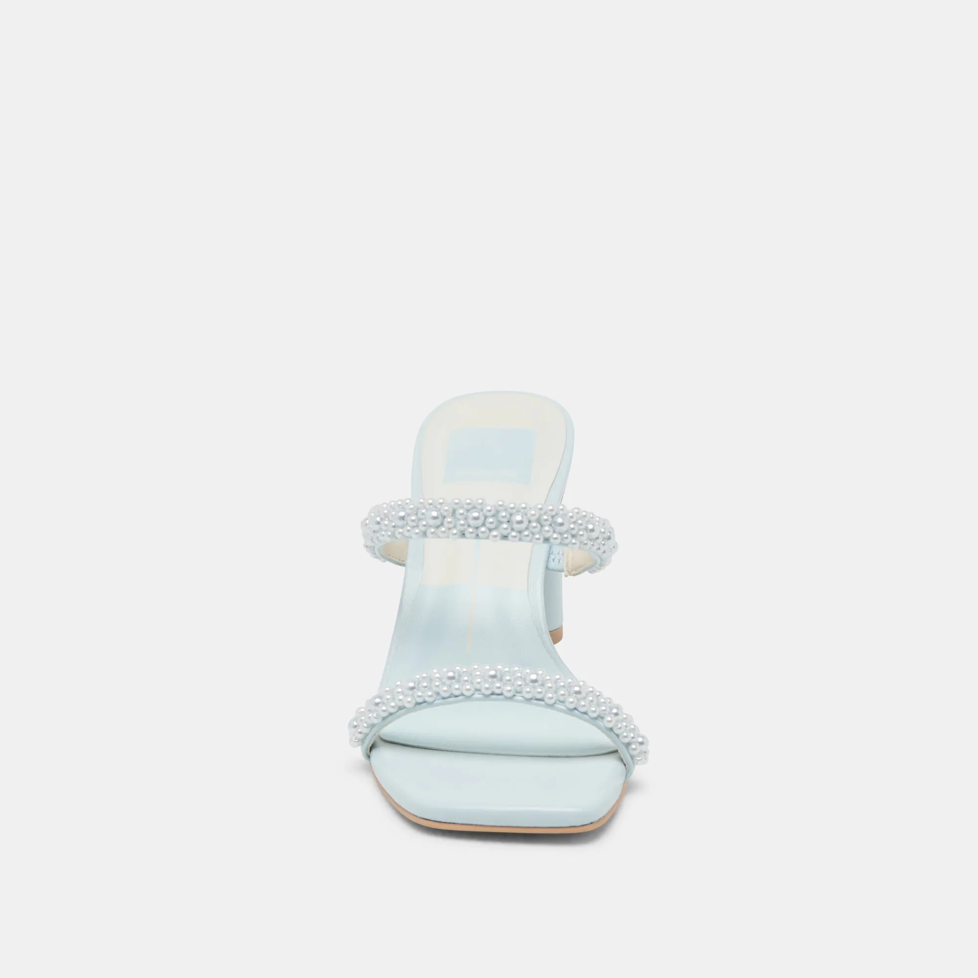 NOLAH PEARL HEELS ICE BLUE STELLA