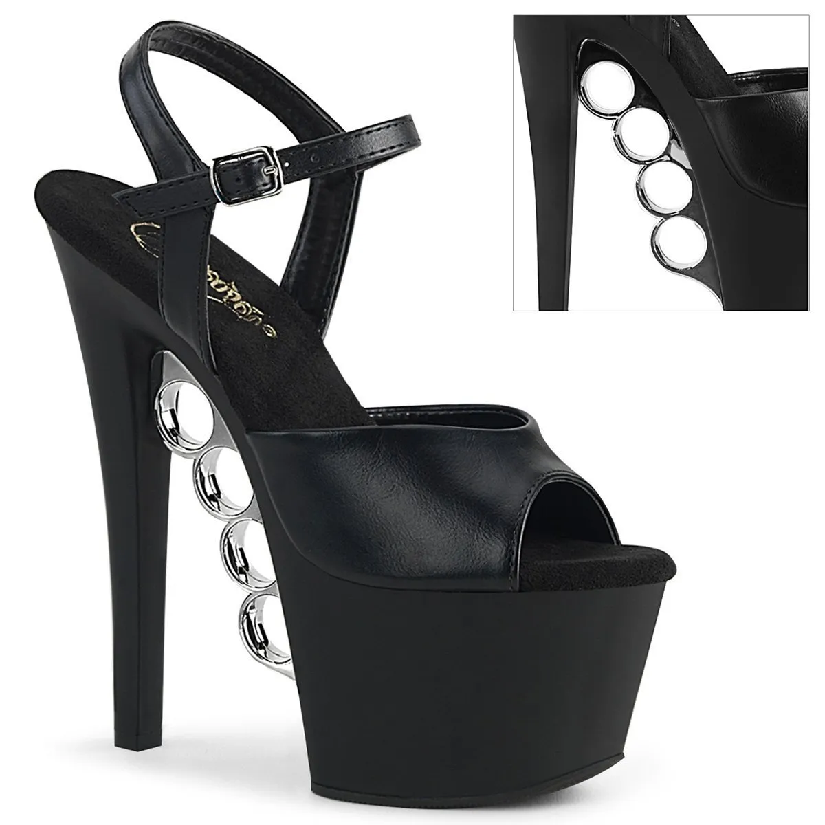 Pleaser Knucks-709 Sandals