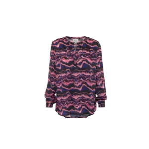 PPL Sandy open shirt in wave 01 navy