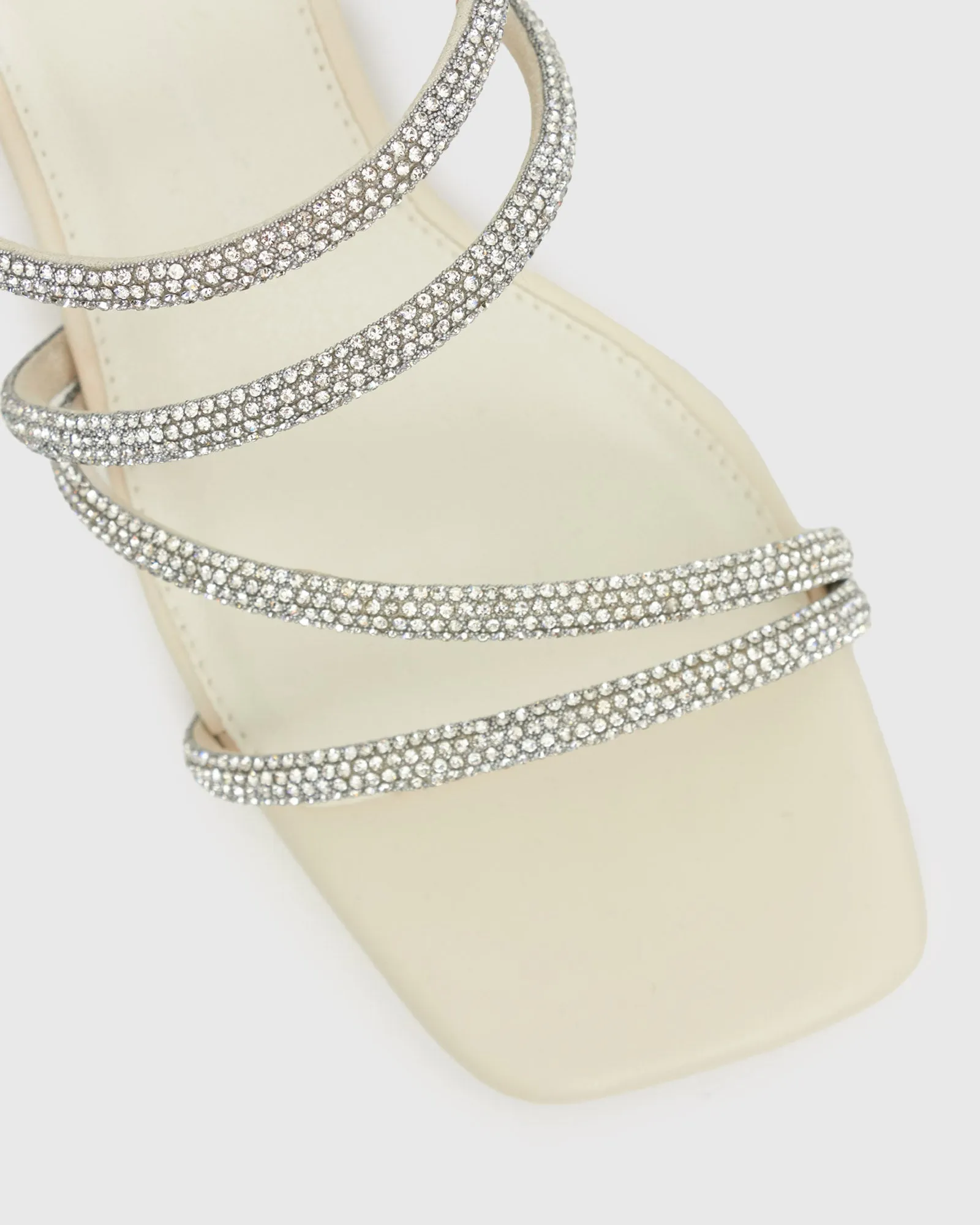 PRE-ORDER ODETTE Diamante Embellished Strappy Sandals