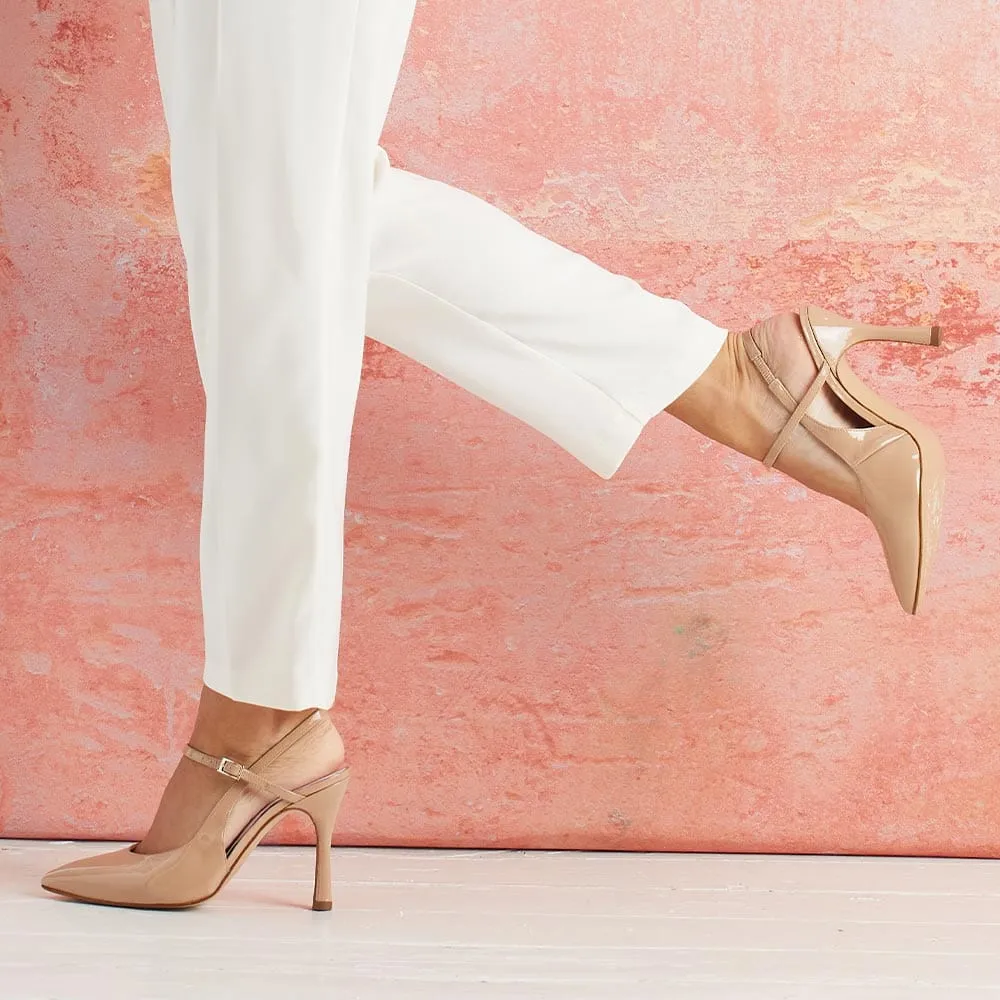 Premiere: Sand Patent Leather