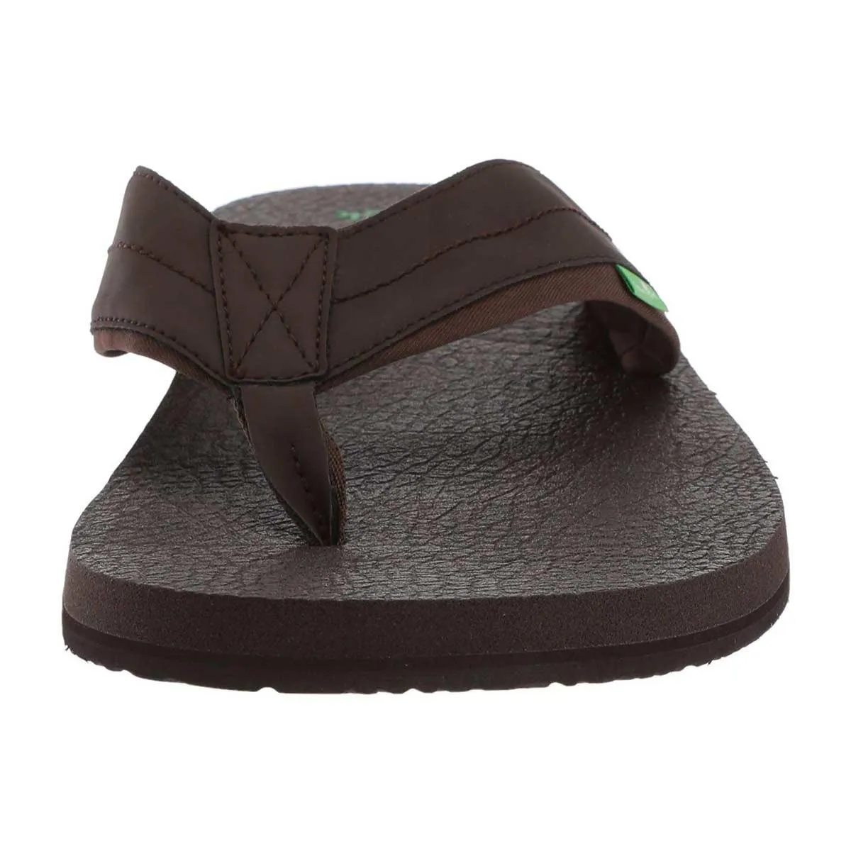 Sanuk Men's Flip Flops - Beer Cozy 2 Sandals Dark Brown | SMS10868-DKB