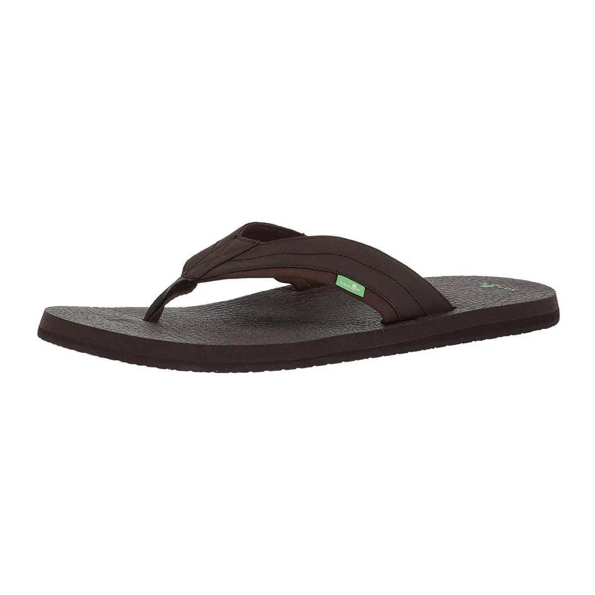 Sanuk Men's Flip Flops - Beer Cozy 2 Sandals Dark Brown | SMS10868-DKB