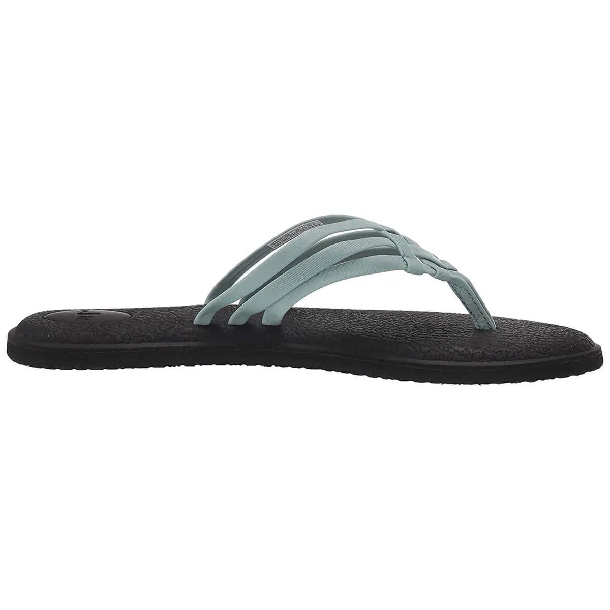 Sanuk Women's Flip Flops - Yoga Salty Sandals Mineral Blue | 1103940-MNRB