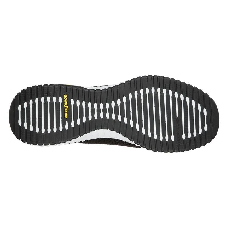 SKECHERS Men's Elite Flex Prime Slip On Sneakers in Black/White