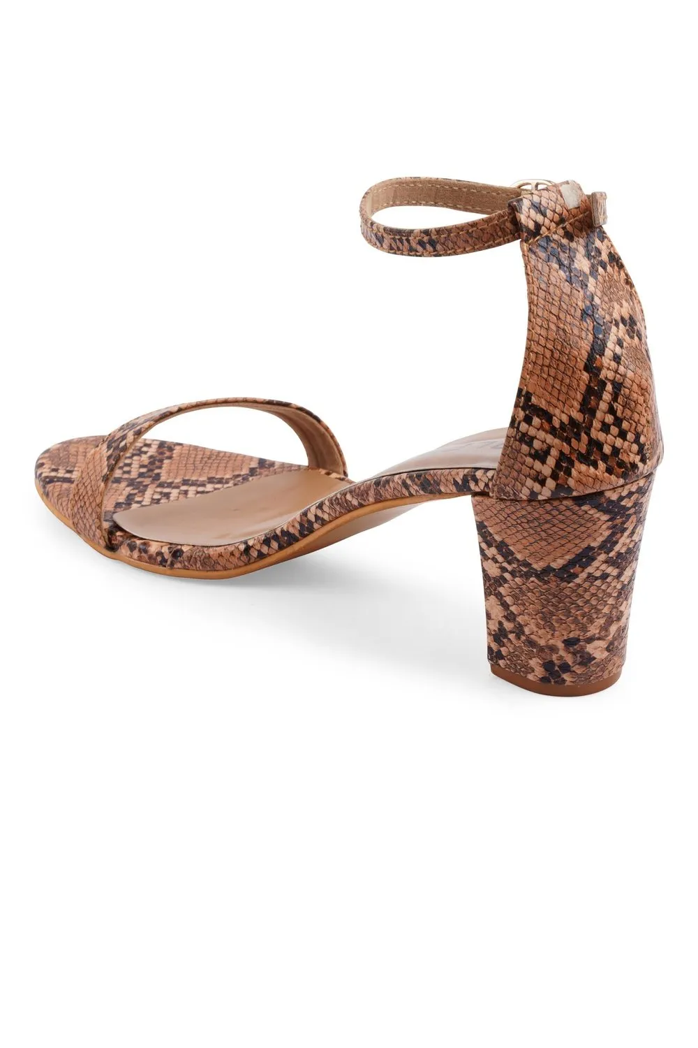 SOLES Tan Heels - Earthy Elegance