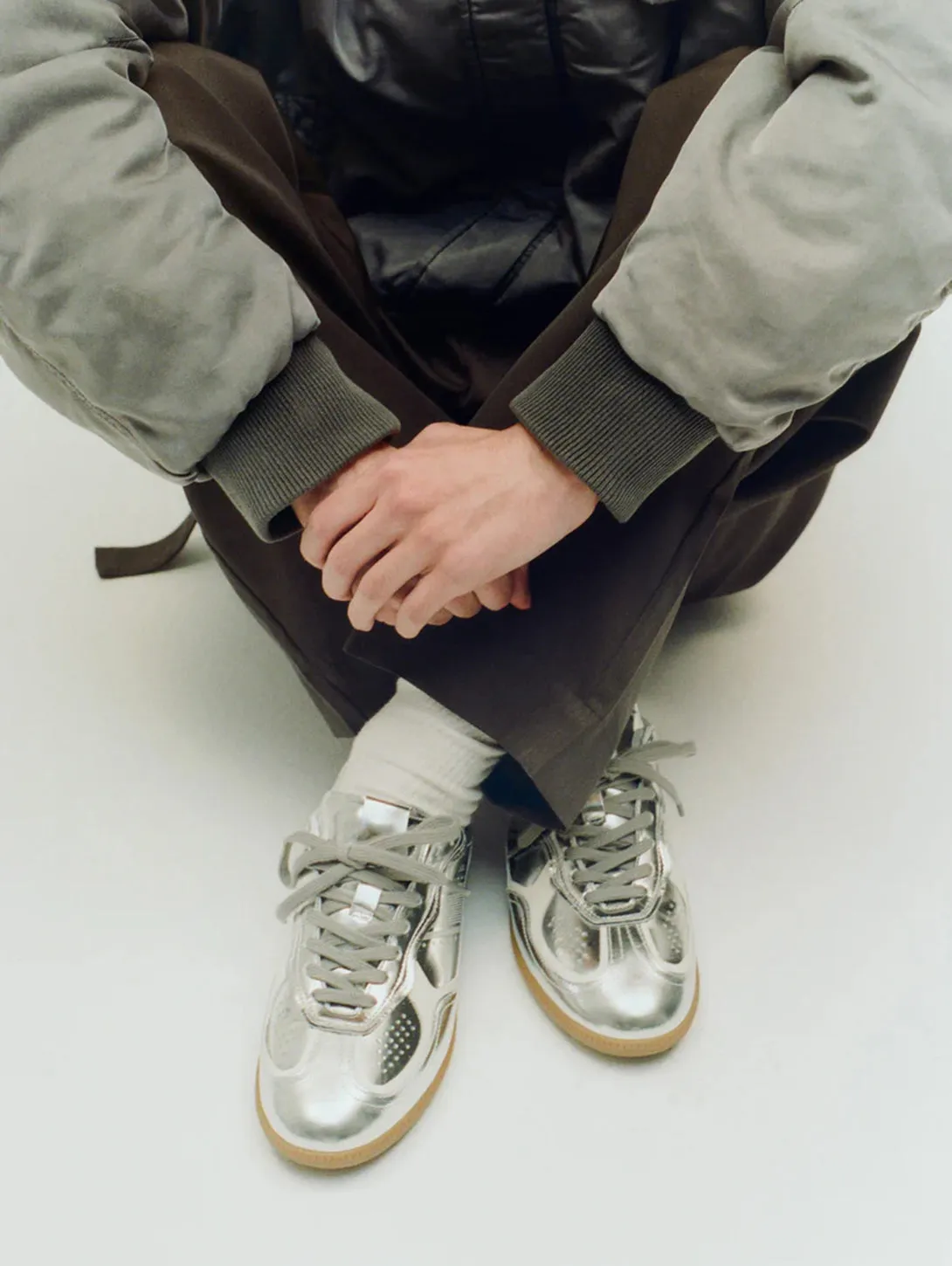 TB.490 Rife Sneaker - Silver Cream