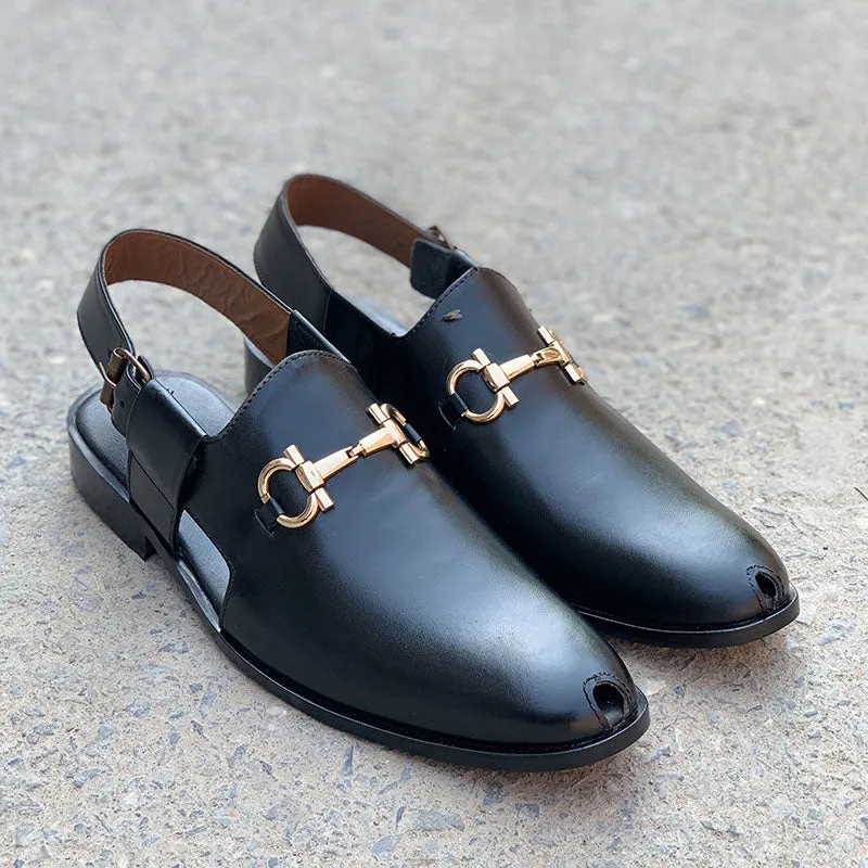 The Unique Black Leather Kheri SS-157