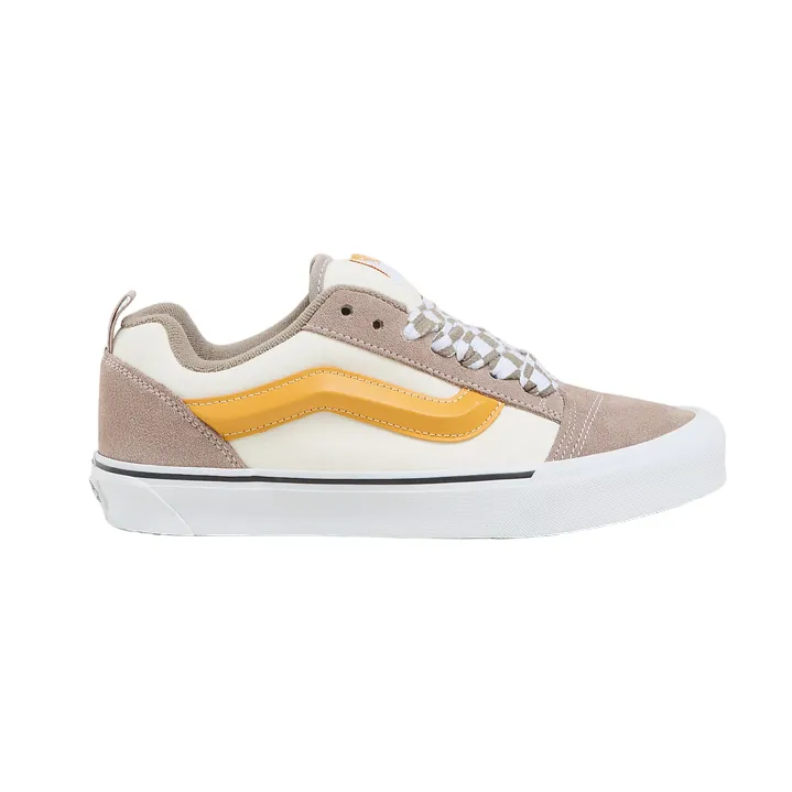 vans scarpa sneakers da uomo Knu Skool VN0009QC0BP multicolore-beige-ocra