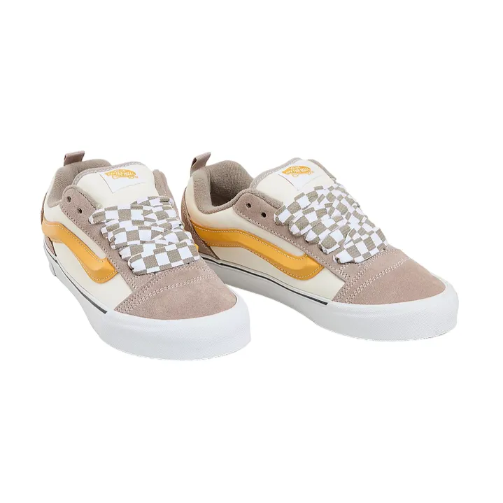 vans scarpa sneakers da uomo Knu Skool VN0009QC0BP multicolore-beige-ocra