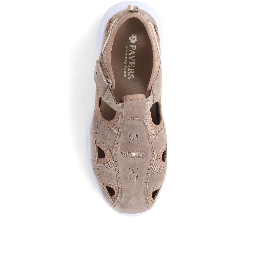 Wide-Fit Leather Adventure Sandals - BRK39011 / 325 010